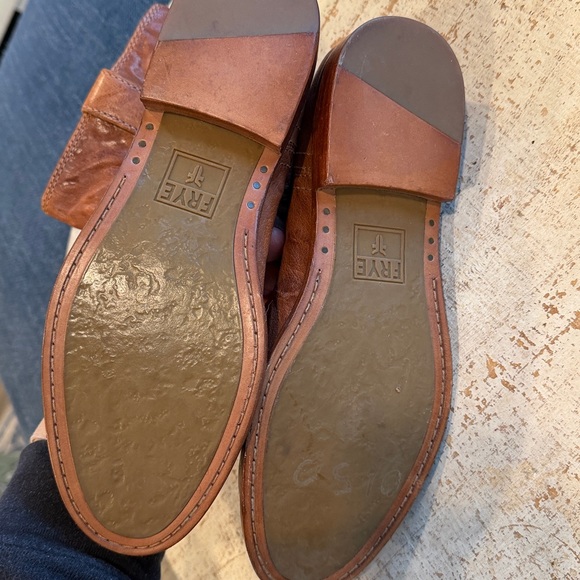 Frye Leather moto boots short - Picture 6 of 10